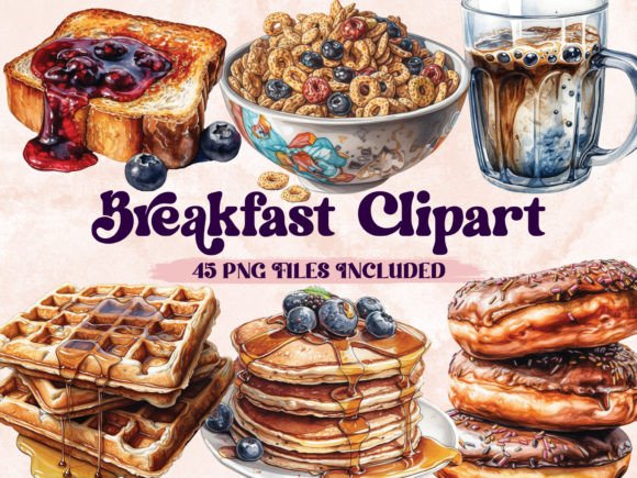 42 Watercolor Breakfast Clipart: A Creative Resource Guide