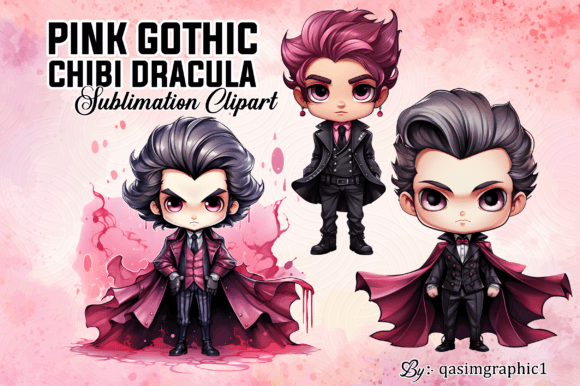 Embracing the Whimsical: The Rise of Pink Gothic Chibi Dracula in Modern Sublimation Design