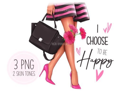 Exploring Fashion Illustrations: High-Heeled Legs Clipart and Its Creative Uses