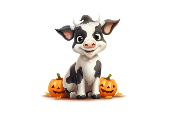 Halloween Cow: A Versatile Design for Creative Projects
