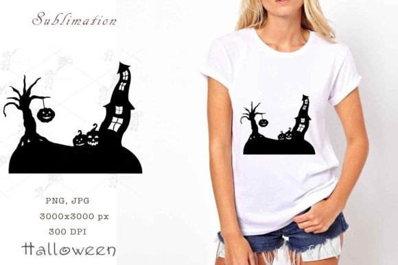 Sublimation Halloween PNG, JPEG Design Assets