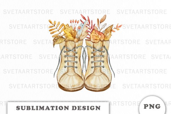 Watercolor Cozy Autumn Boots Sublimation: A Guide to Flawless Digital Crafts